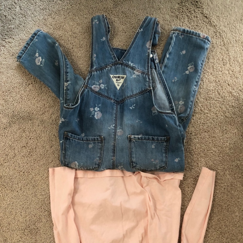 Oshkosh overall and shirt set.
